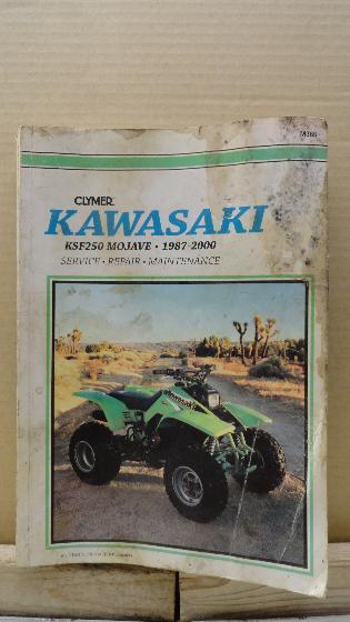 Used clymer kawasaki ksf 250 mojave 1987-2000 service repair manual book m385