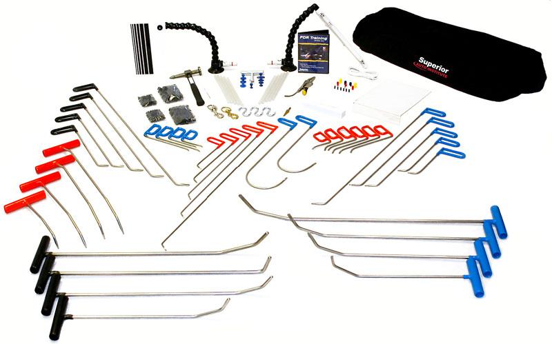 Pdr paintless dent removal repair auto body tool pro set 403 pieces!