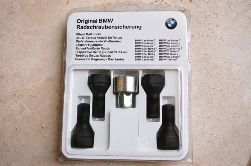 Bmw wheel bolt locks for 1, 3, 5, 6,7series , x3,x5,x6 series
