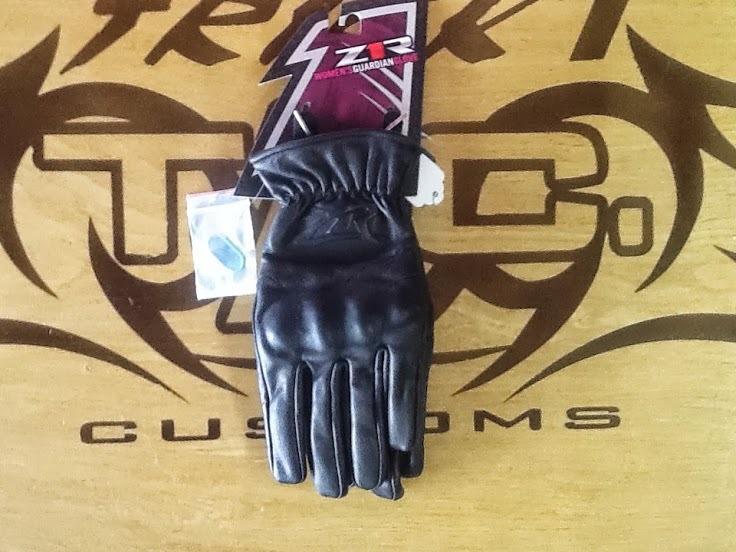 Z1r womens guardian motorcycle gloves black large l