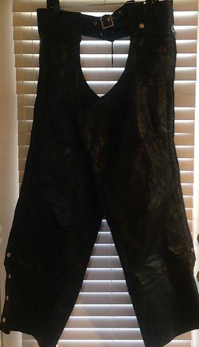 Leather chaps large