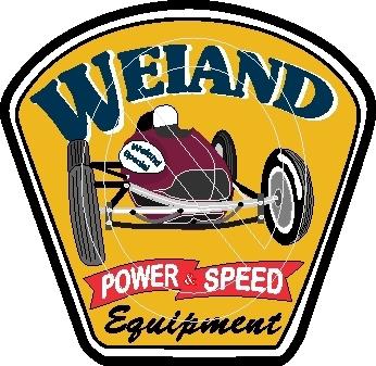 Weiand power & speed - nostalgic and vintage decal / sticker 