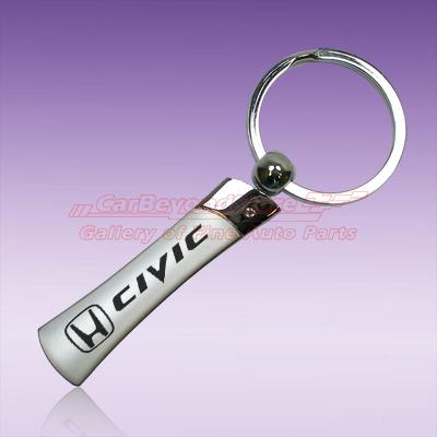 Honda civic blade style key chain, key ring, keychain, el-licensed + free gift