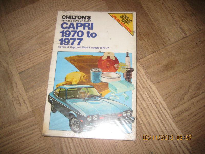 1970 - 1977 capri capri 11 chilton repair manual
