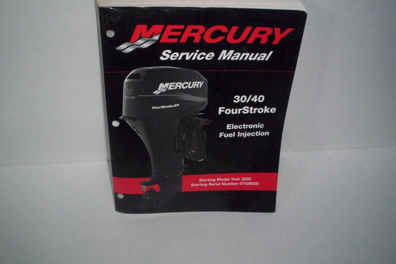Genuine mercury 30/40 hp efi four stroke service manual