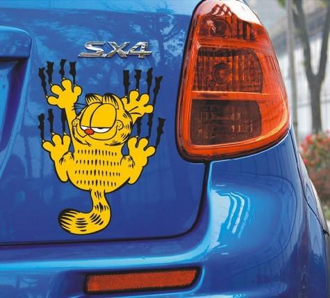 Garfield car decals stickers auto sticker car decal auto decal 8"