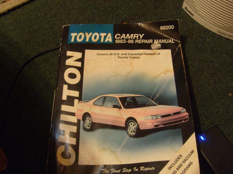 Chilton repair manual 1983-1996 toyota camry