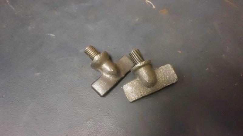 Jeep willys mb gpw top bow thumb screws pair 3/8 mismatched style