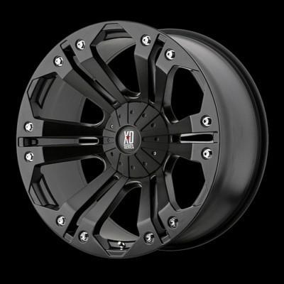 18" wheels rims xd monster matte black with 285-60-18 nitto terra grappler at