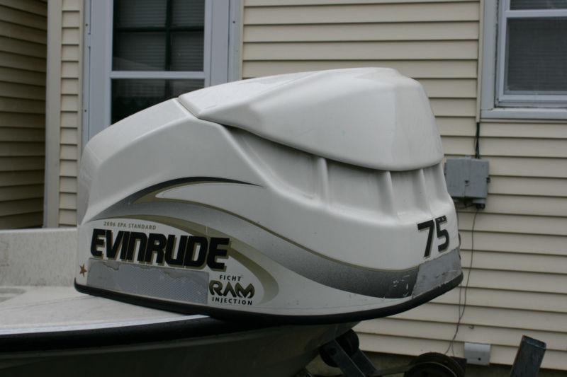 2001 evinrude 75hp ram injection engine cowling