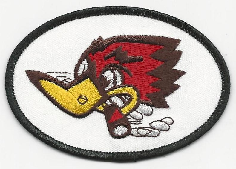Woodpecker with cigar racing patch 3-1/2 inches long size new 