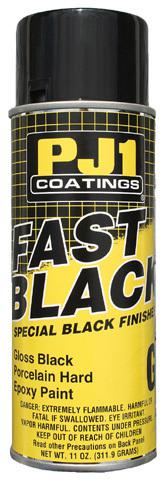 Pj1 spray gloss black epoxy paint- 250f, 11oz. 16-gls