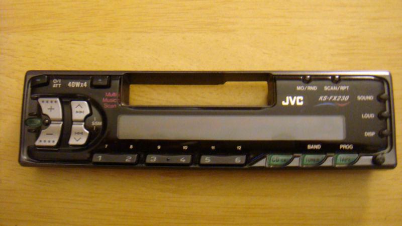 Jvc ks-fx230 car stereo amfm radio tape cassette detachable face faceplate only