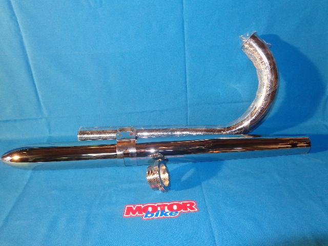 Exhaust pipe bultaco metralla 62, mk2, 75 cm long x 48mm diameter in mouth, good