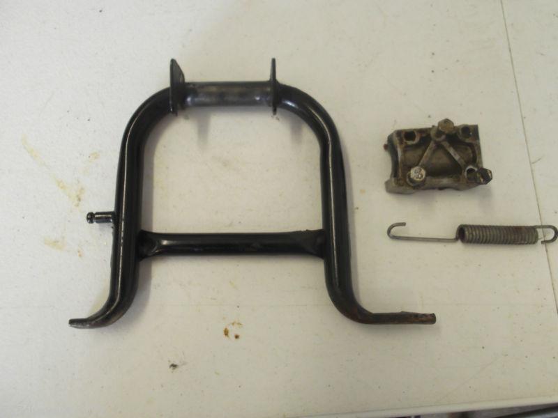 Puch moped maxi n ridgid kickstand assembly with spring and bracket short one!!