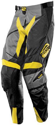 Msr 2014 adult pants renegade blk/gry/ylw pant size 34