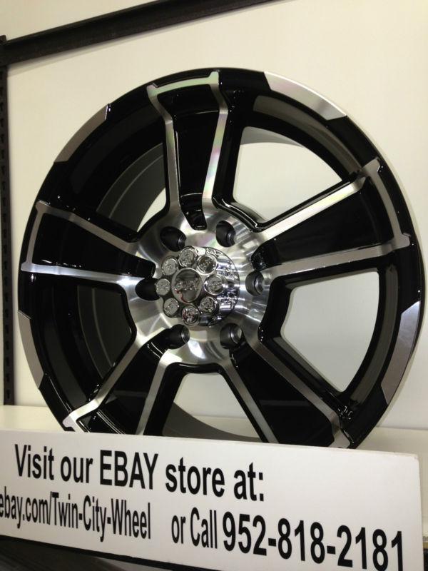 18 inch black voxx desert eagle wheels rims chevrolet silverado tahoe c1500 5x5 