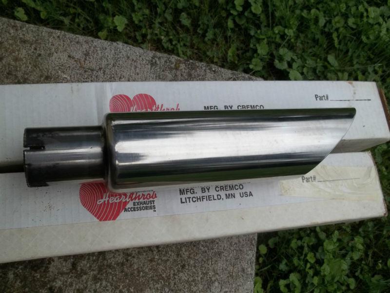  stainless steel exhaust tips nib - 2