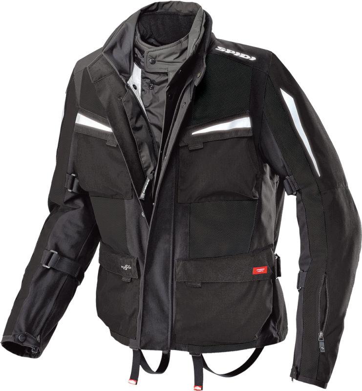 Spidi sport s.r.l. net force h2out motorcycle jacket black medium