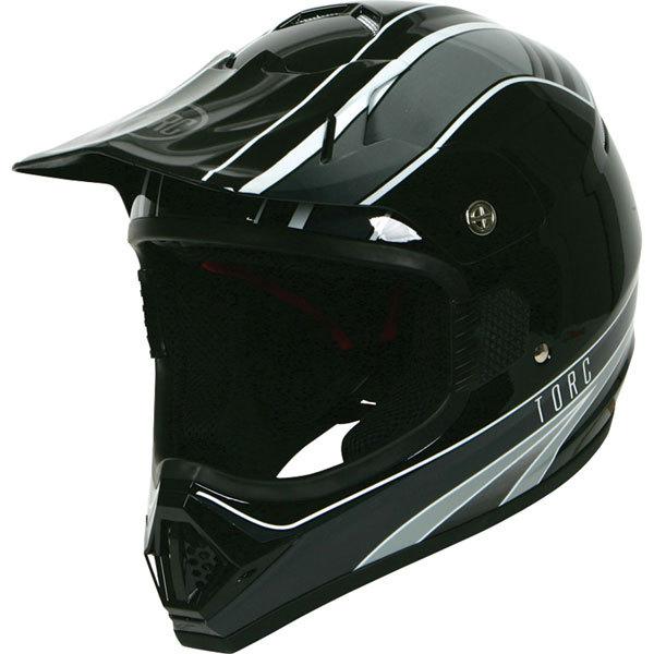 Black xl torc t-31 warrior youth helmet