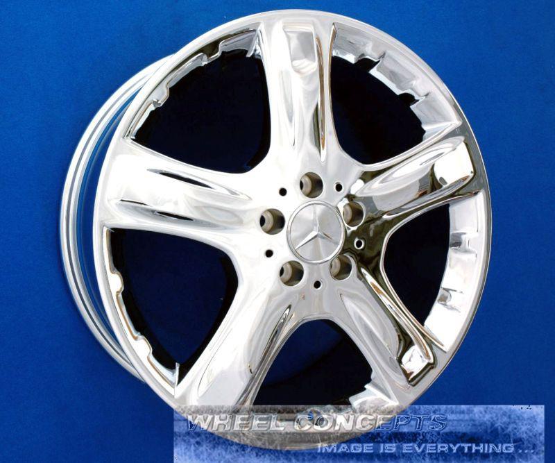 Mercedes ml320 ml350 19 inch chrome wheel exchange ml