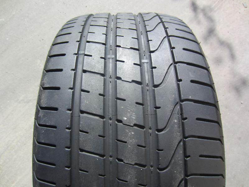 1 used tire/tires bmw porsche 295/35zr21 , 295/35/21 pirelli pzero p zero 90%