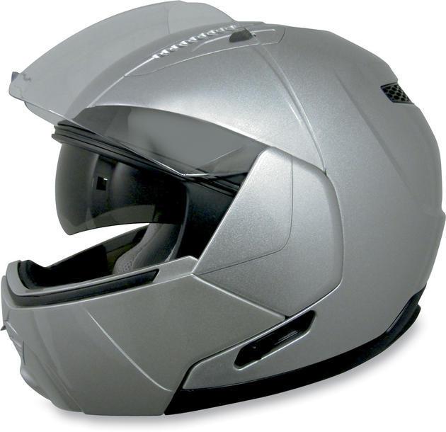 Afx fx-140 modular motorcycle helmet silver xs/x-small