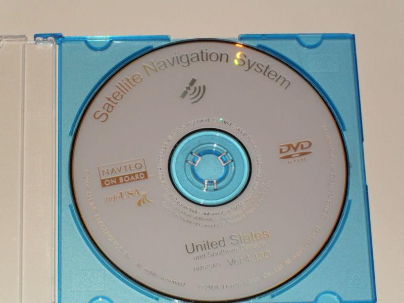 Honda acura navigation disc cd dvd 4.13c navagation white disk oem map gps  