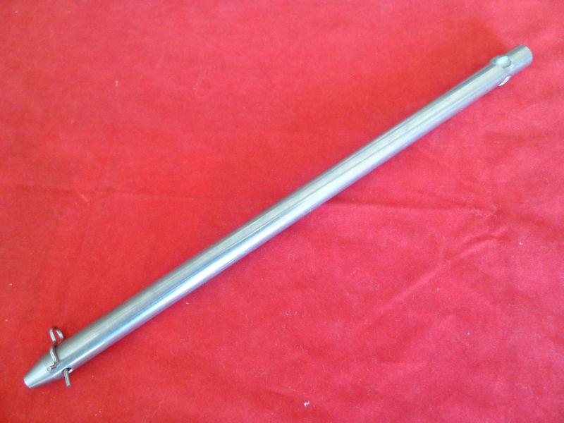 Outboard motor stainless thrust rod and pin 12mm/0.475" dia 10.5 length; nissan?