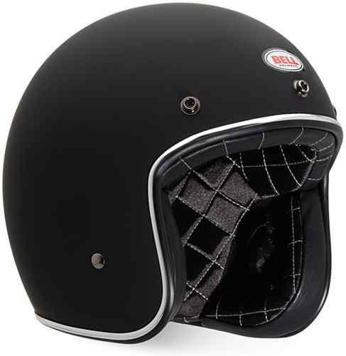 Bell custom 500 matte black helmet size s small open face vintage helmet