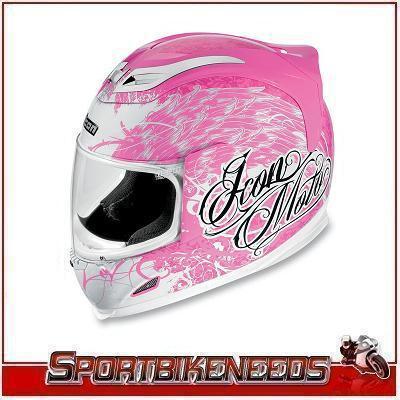Icon airframe street angel pink helmet medium md
