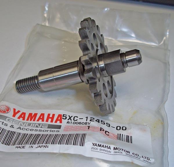 Yamaha water pump shaft gear yzf yz250f wr250f yz wr