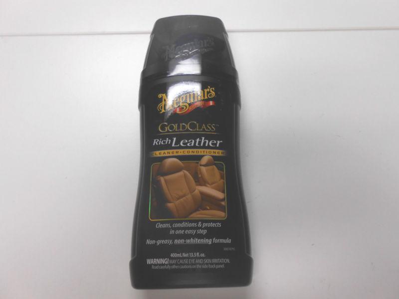 Meguiar's gold class rich leather cleaner/conditioner  g17914 13.5oz new