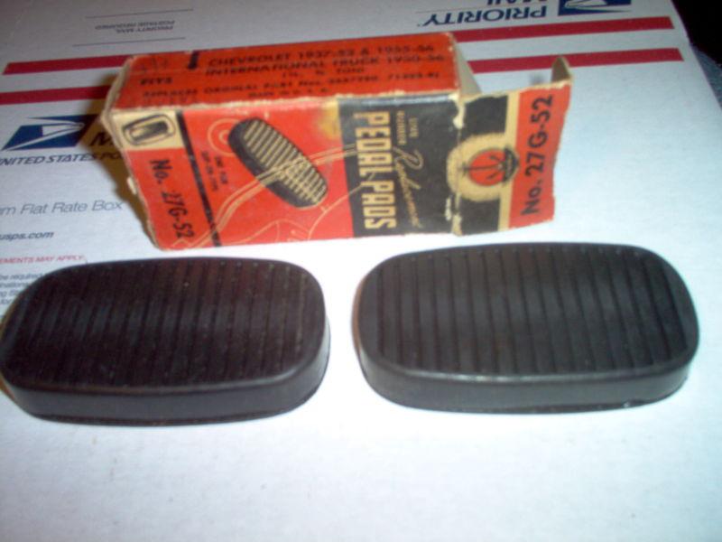 Pedal pads 1937 1938 1939 1940 1941 1946 1947 1948 1949 1950 1955 1956 chevrolet