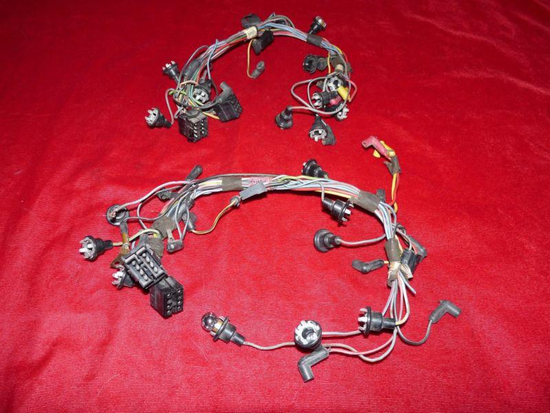 1968 ford mustang dash cluster gauge wiring harness c8zb108429a lot of 2  