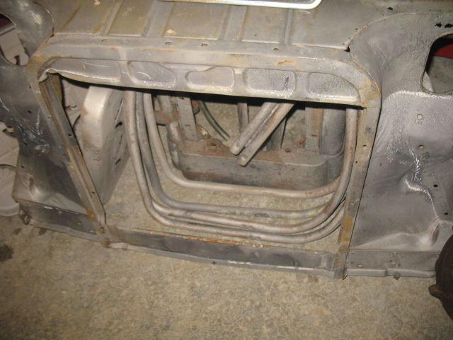 Original rust free radiator support for 1957 pontiac v-8 car north carolina 