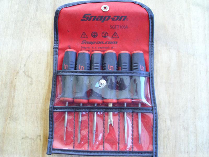 Snap-on wire terminal pick set 6pc.