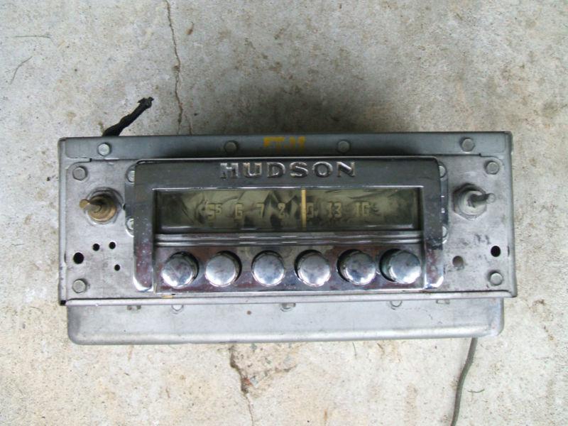 1951 52 hudson radio hot rat rod look!