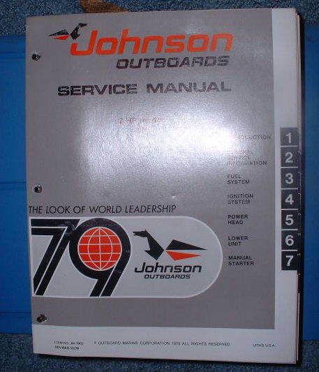 *1979 johnson 2hp models service manual (super nice)