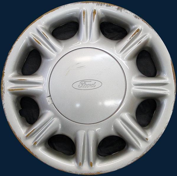 96 97 ford taurus 15" used 937b 8 slot wheel cover hubcap ford part # f6dz1130aa