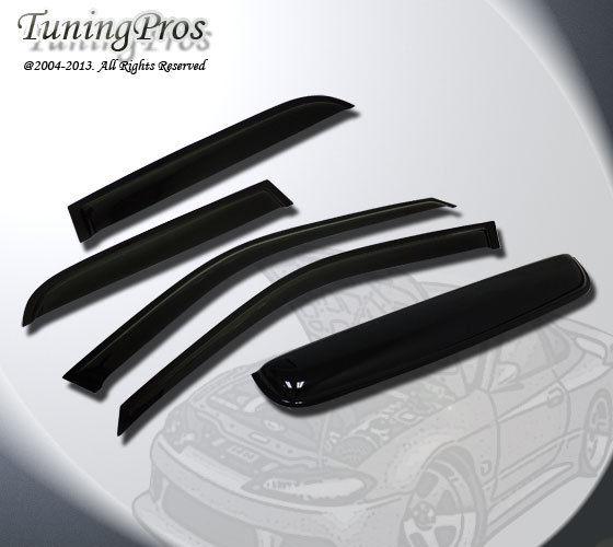 Dodge ram 2500 2003-10 std cab 5pc wind deflector outside mount visors & sunroof