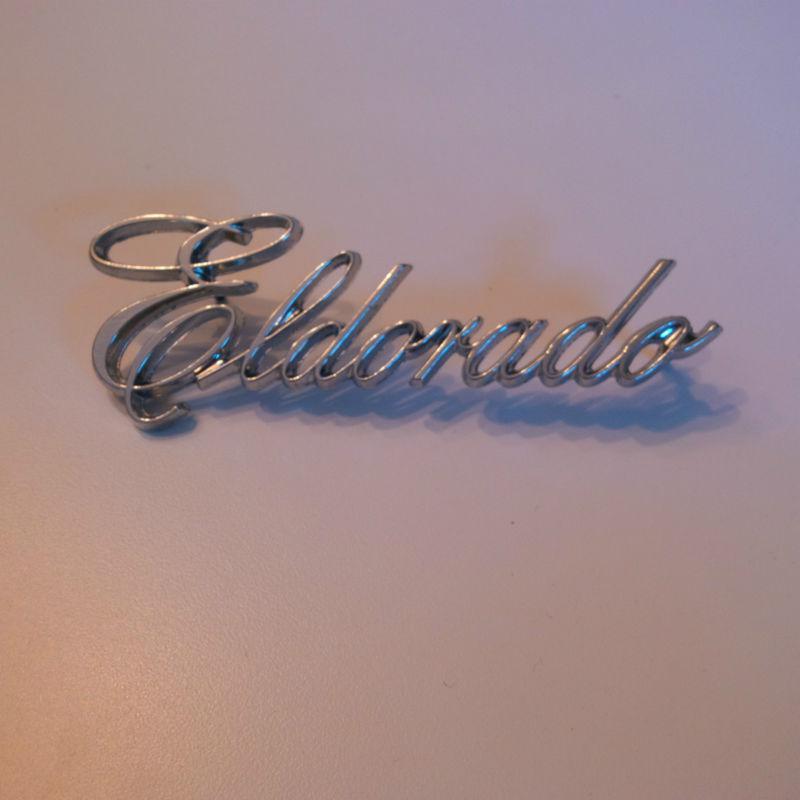  cadillac eldorado chrome emblem 1976 1977 1978 1979 1980 1981 1982 1983 1984