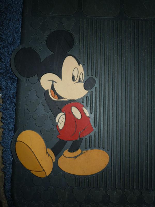 2pc set walt disney mickey mouse car truck rubber floor mats