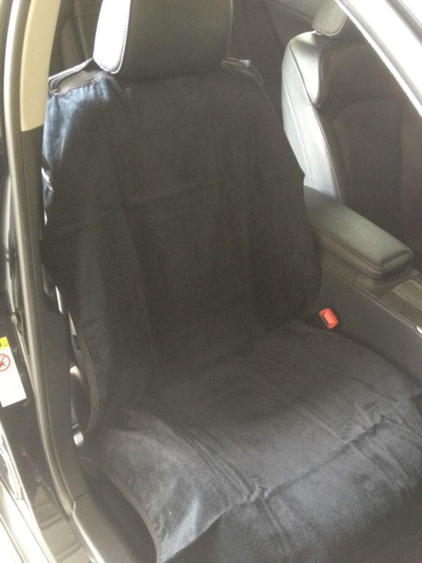 Lexus black seat towel cover 