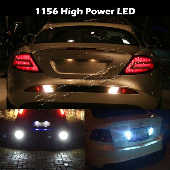 2pcs 60w high power 1156 ba9s bulb cree led car rear reverse backup light bulb