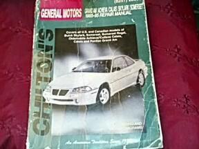 Chiltons grand am repair manual 1985-95 also achieva/calais/skylark/somerset 
