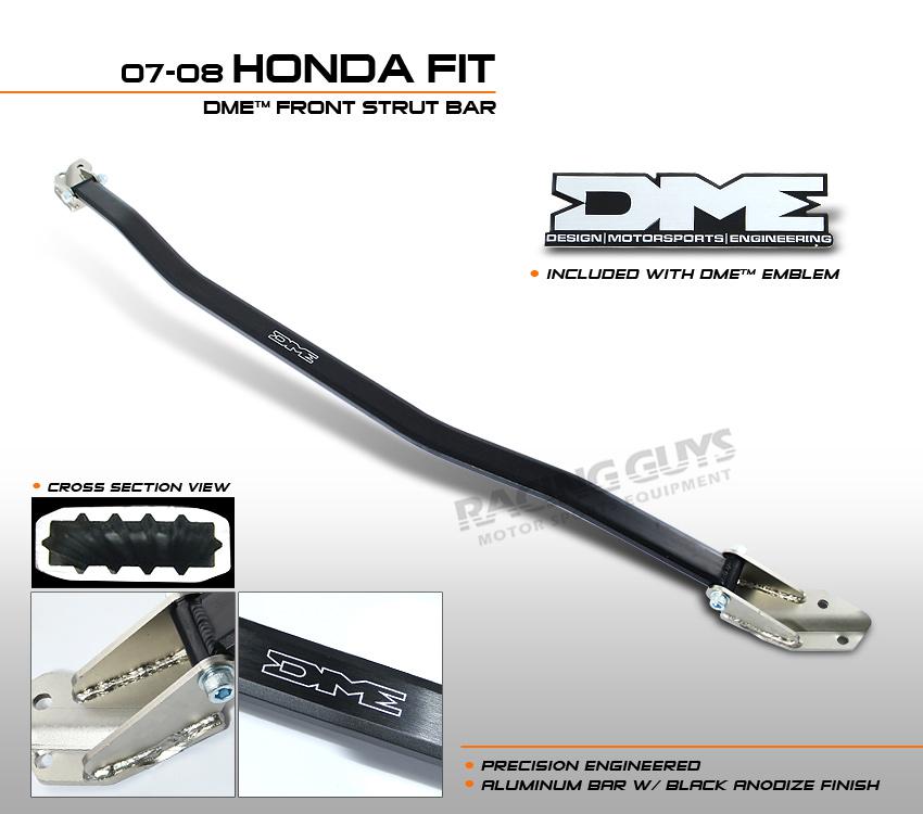 Dme 2007-2008 honda fit front upper strut tower bar jdm suspension shock brace