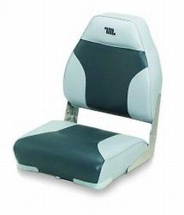Wise high back fold down seat - grey/charcoal - wd588pls-664