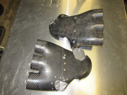 Roush componets carbon fiber brake ducts nascar arca