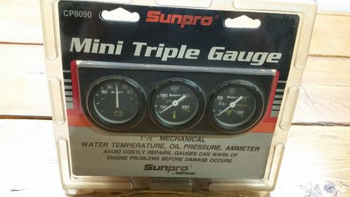 Sunpro mini triple gauge